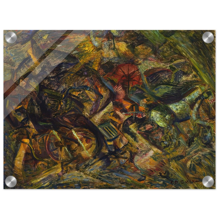 Carlo Carra  JOLTS OF A CAB 1911 Acrylic Print