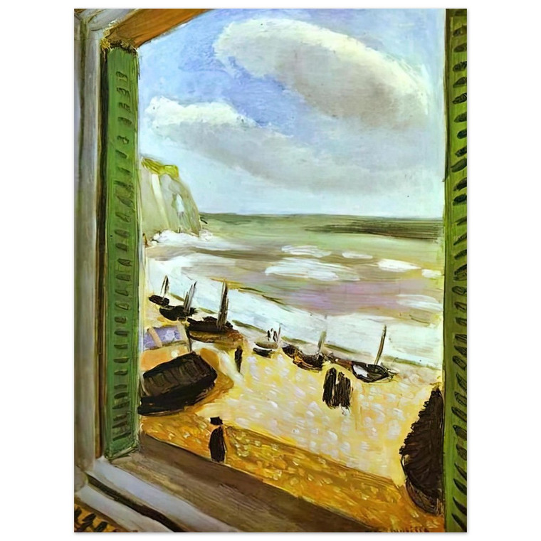 Henri Matisse  OPEN WINDOW AT COLLIOURE 1905 Aluminum Print