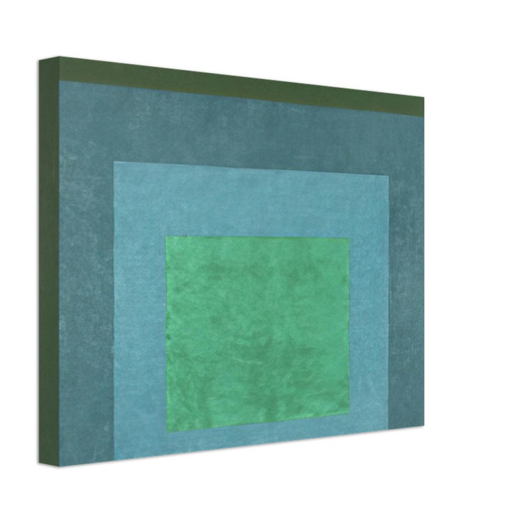 Josef Albers  STUDY FOR HOMAGE TO THE SQUARE TERRASSED FOLIAGE 1960 Canvas