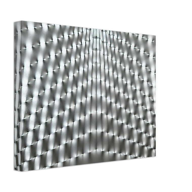 Enrico Castellani  Superficie Argento  1973 Canvas