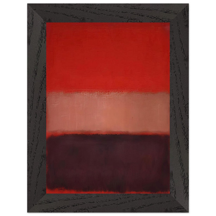 Mark Rothko No 46 Black Ochre Red Over Red 1957 Framed Art Print Poster