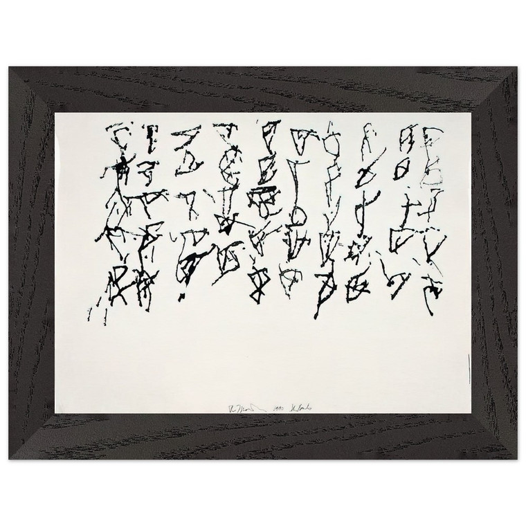 Brice Marden  St Barts 1  1991 Premium Wooden Framed Art Print / Poster