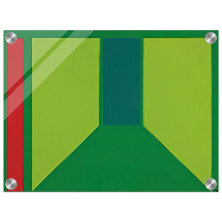 Karl Benjamin  Corridor  1960 Acrylic Print