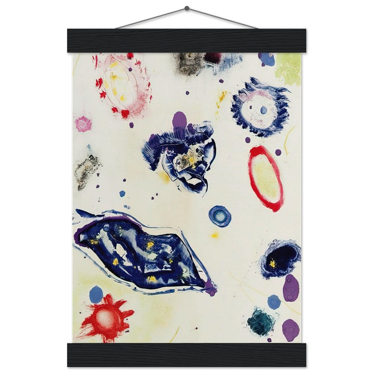 Sam Francis  Untitled 1 Museum-Quality Matte Paper Poster with Hanger
