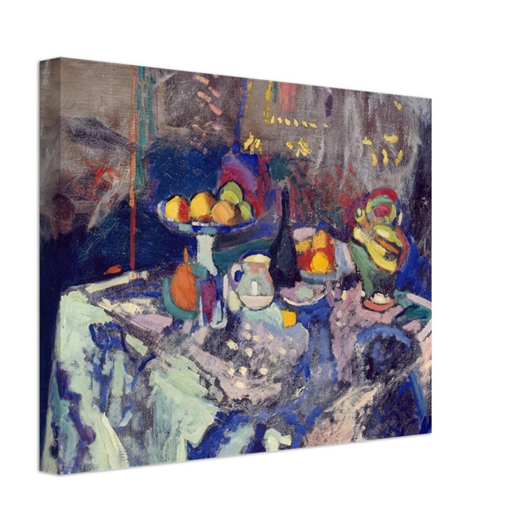 Henri Matisse  VASE BOTTLE AND FRUIT 1906 Canvas
