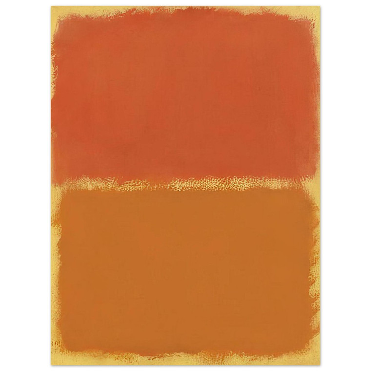 Mark Rothko  Orange Red Orange  1961 Aluminum Print