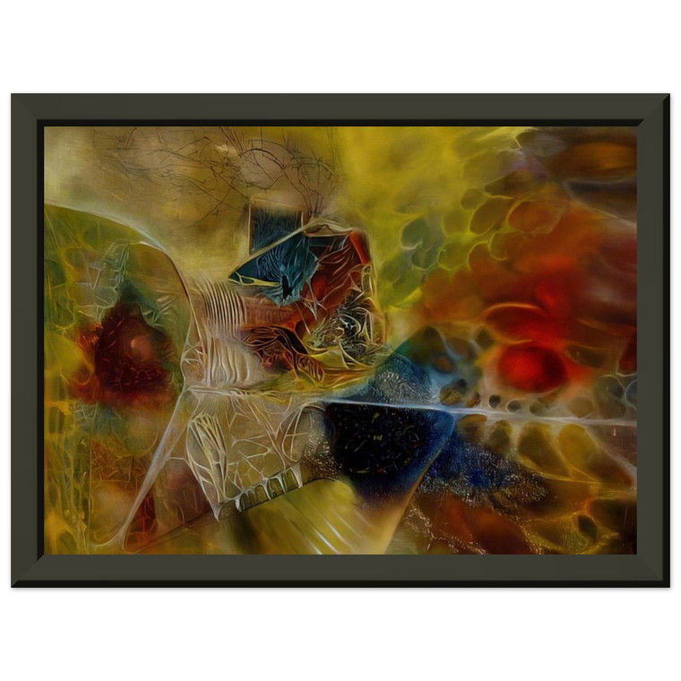 Jimmy Ernst  Biological Discovery  1944 Premium Metal Framed Art Print / Poster