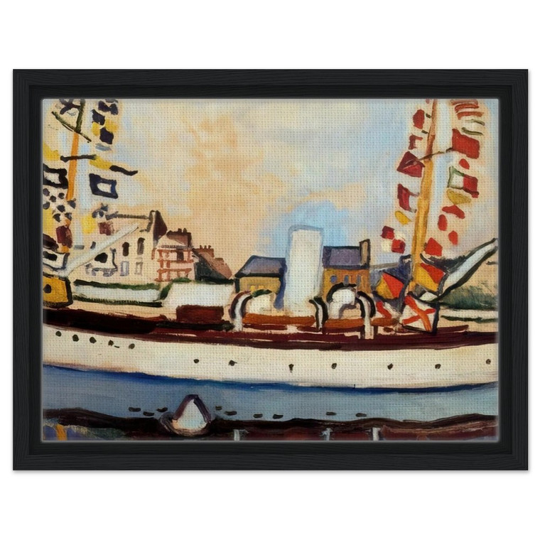 Raoul Dufy  THE ENGLISH YACHT 1906 Framed Canvas
