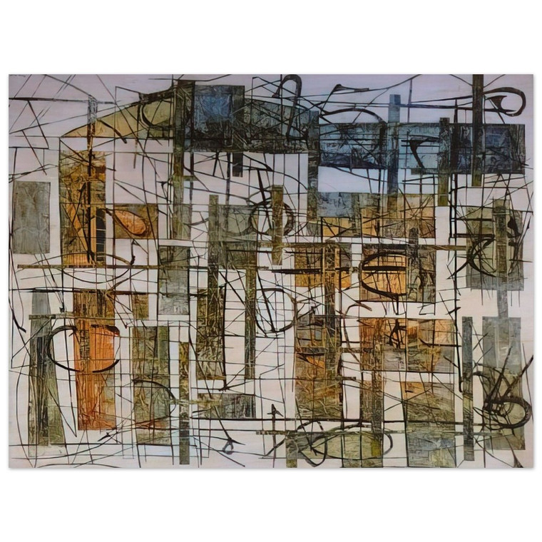 Jimmy Ernst  Lookscape  1952 Wood Print