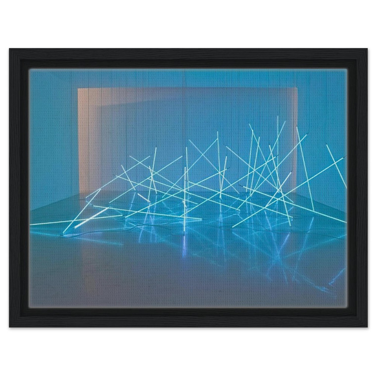 Francois Morellet  Avalanche  1996 Framed Canvas