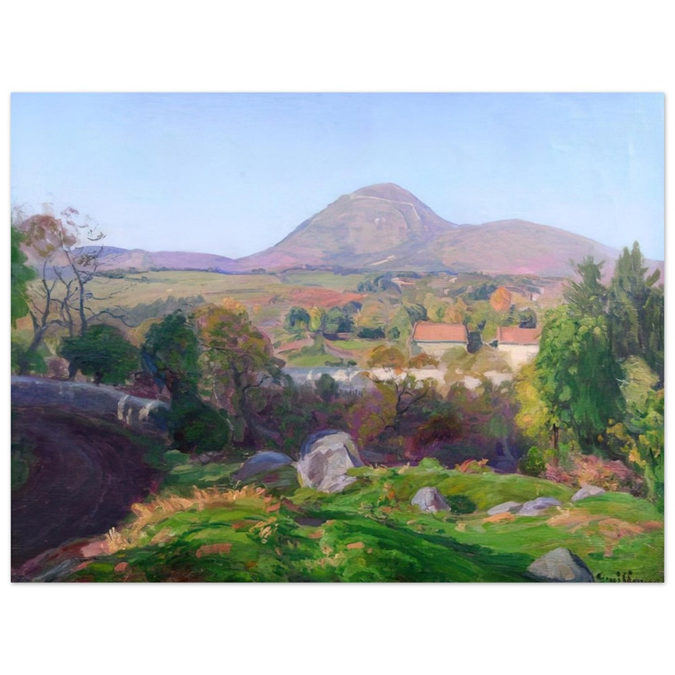Armand Guillaumin  Landscape of Puy de Dome Aluminum Print