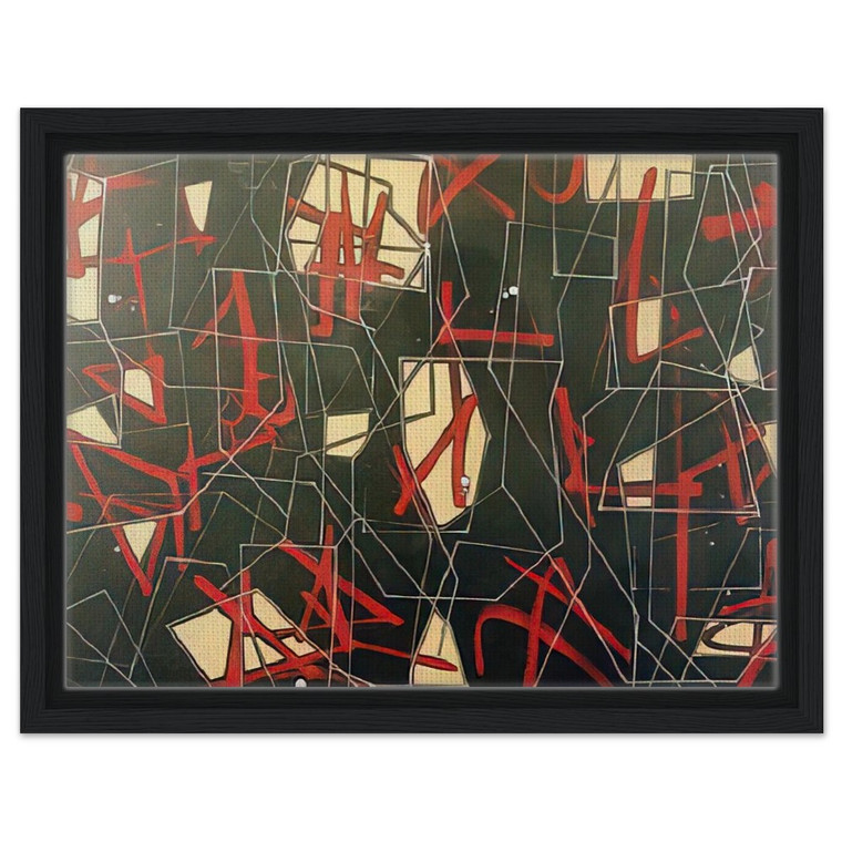 Jimmy Ernst  Synapse  1950 Framed Canvas