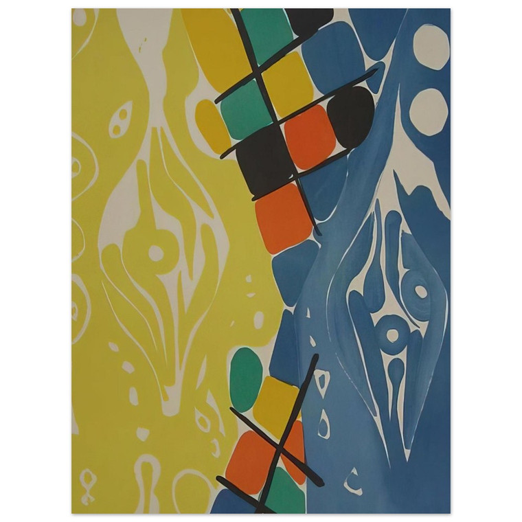 Ernst Wilhelm Nay  Farblitho 1966  21 NOR  1966 Aluminum Print