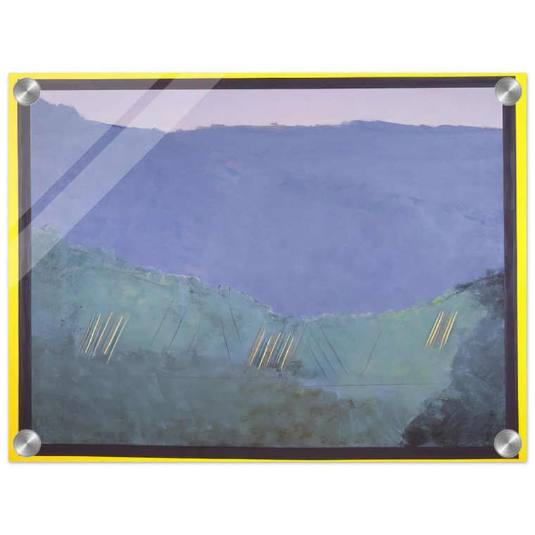 Ronnie Landfield  Cheat River  1968 Acrylic Print