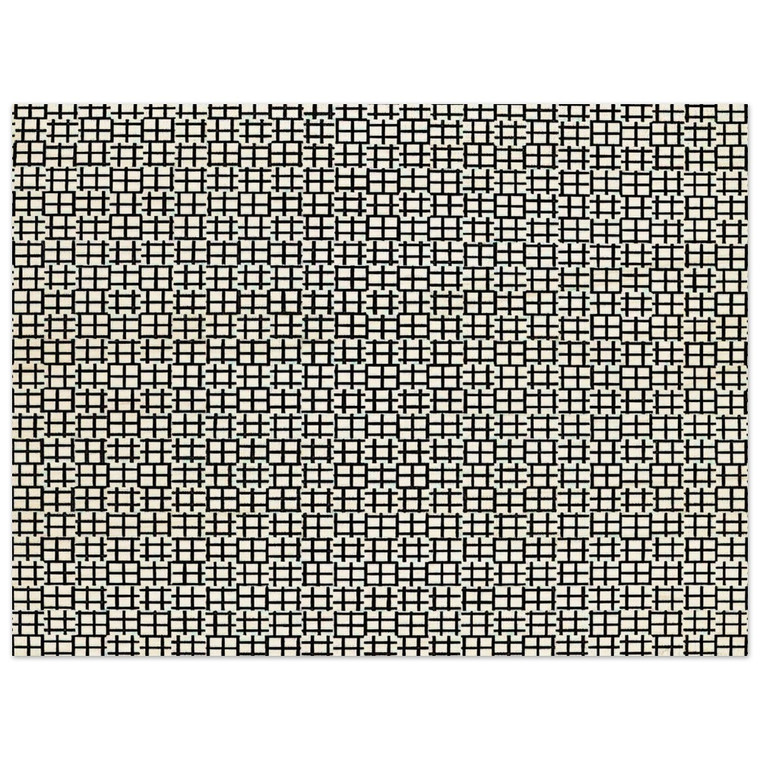 Francois Morellet  Untitled Verticals and Horizontals  1970 Wood Print