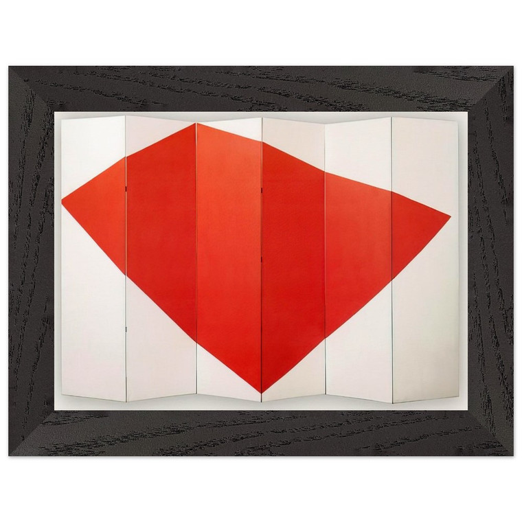 Leon Polk Smith Correspondence RedWhite B 1966 Framed Print