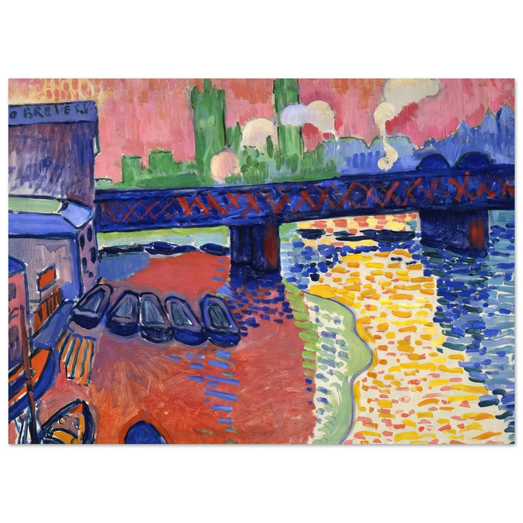 Andre Derain  CHARING CROSS BRIDGE 1906 Fine Art Poster / Art Print