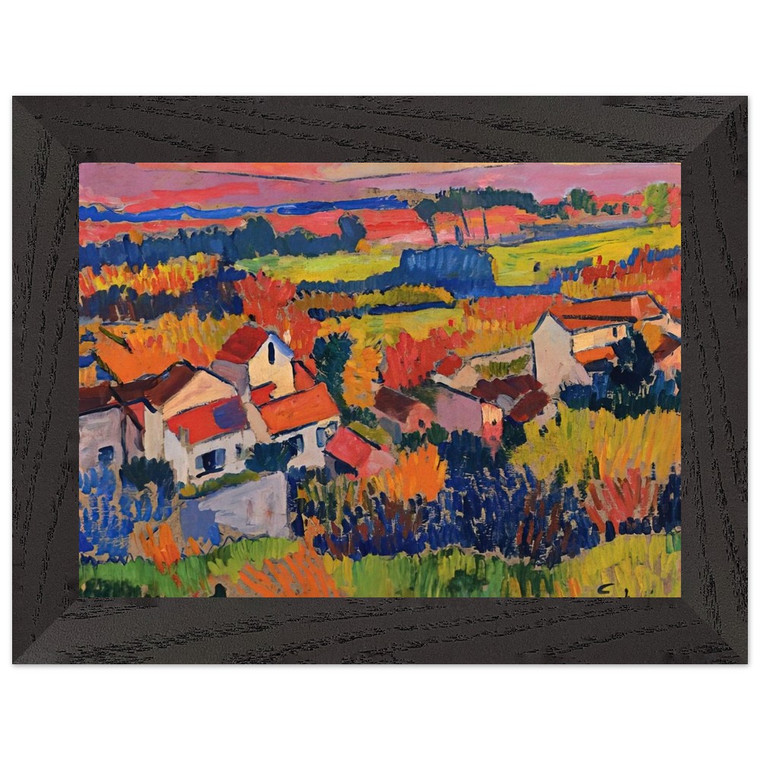 Andre Derain LANDSCAPE NEAR CHATOU 1904 Premium Framed Art Print