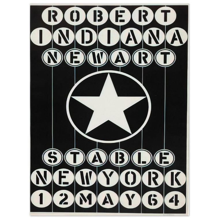 Robert Indiana  Robert Indiana New Art Stable New York Aluminum Print