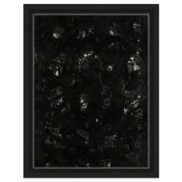 Sam Francis  Indigo Wood Framed Canvas