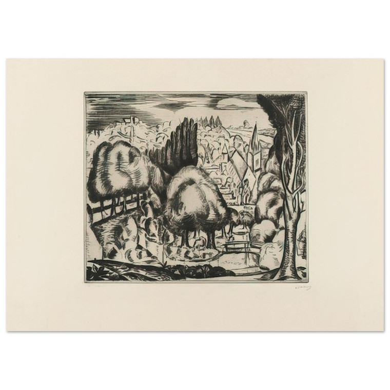 Andre Derain  LANDSCAPE 1907 2 Fine Art Poster / Art Print