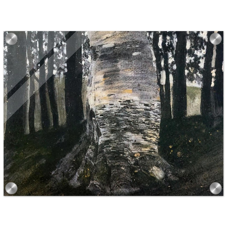 Gustav Klimt  BIRCH IN A FOREST Acrylic Print