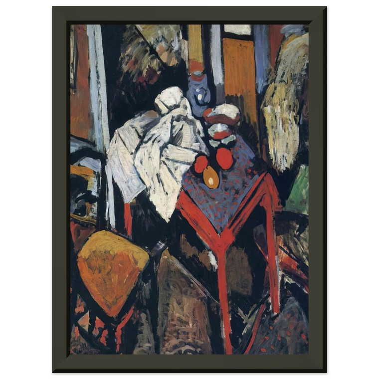 Derain Still Life Red Table 1904 Premium Metal Framed Art Print / Poster