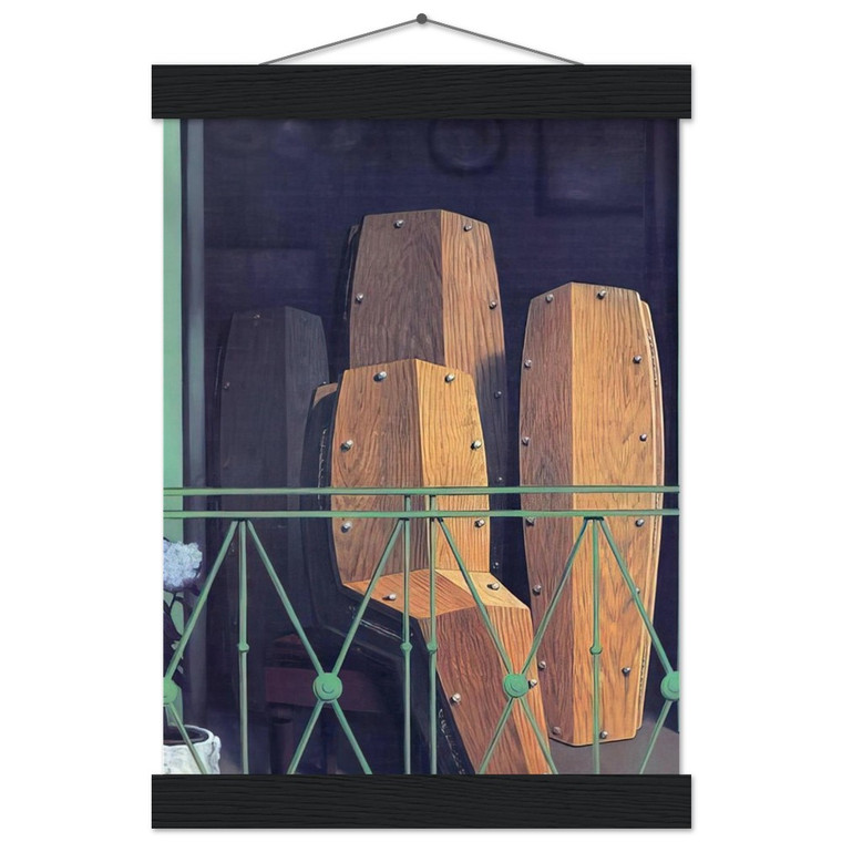 Rene Magritte MANET S BALCONY 1950 Matte Paper Poster with Hanger