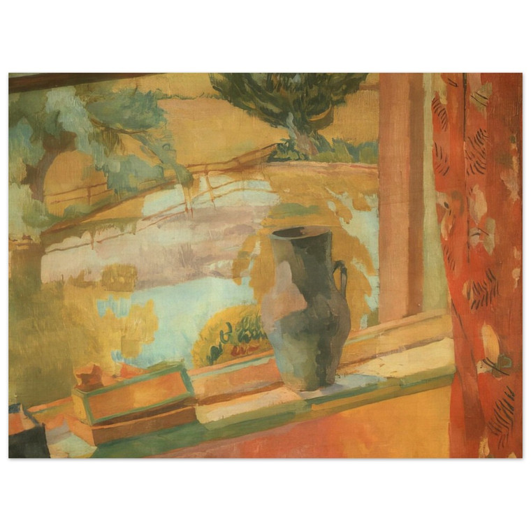 Vanessa Bell  VIEW OF THE POND AT CHARLESTON 1919 Wood Print