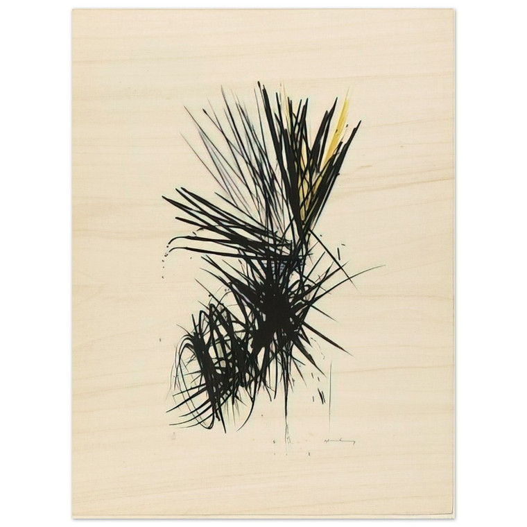 Hans Hartung  Untitled L 12  1957 Wood Print