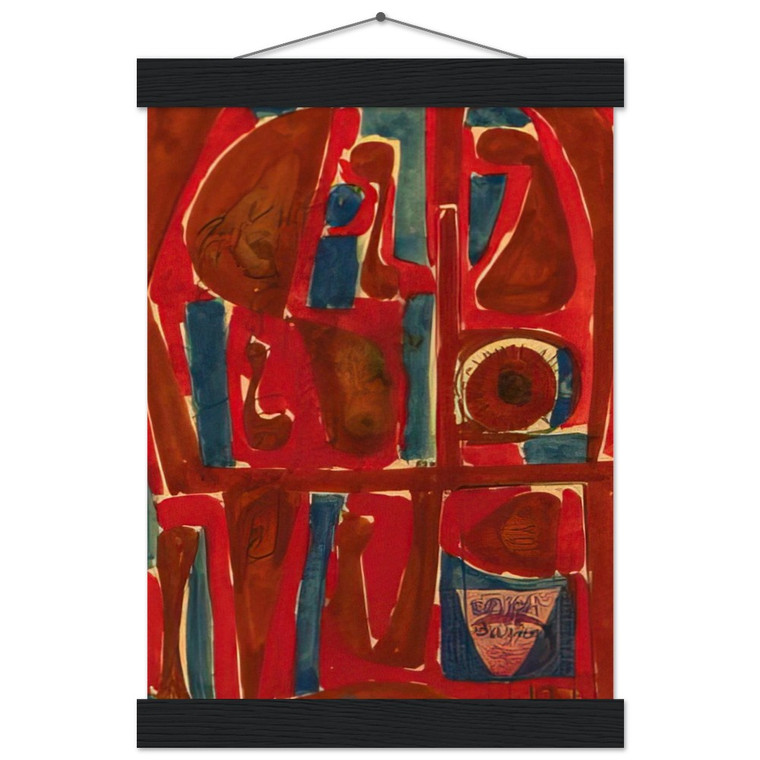 Will Barnet  Untitled  1958 N6 Museum-Quality Matte Paper Poster with Hanger