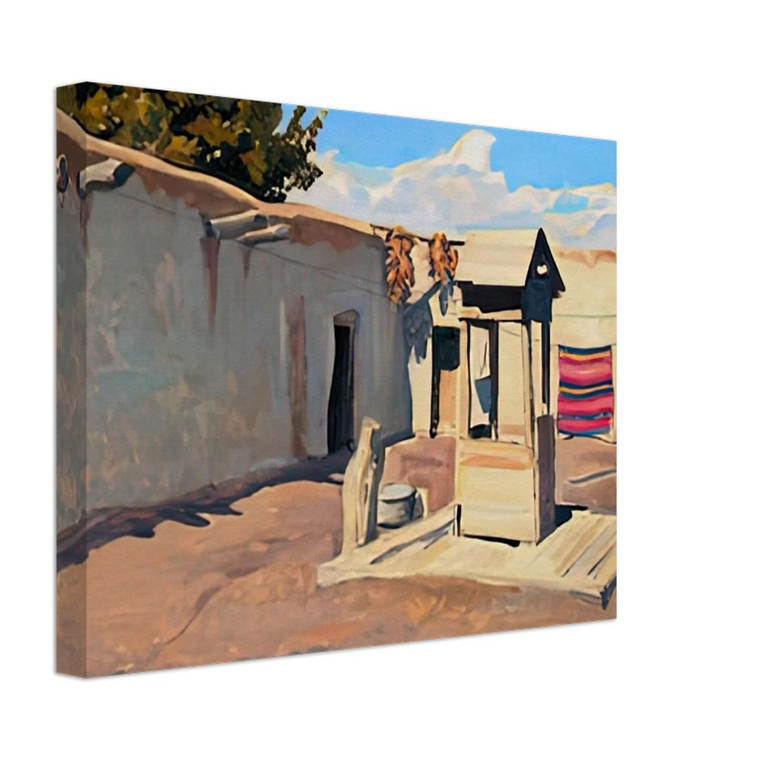 Maynard Dixon  OLD PATIO 1931 Canvas