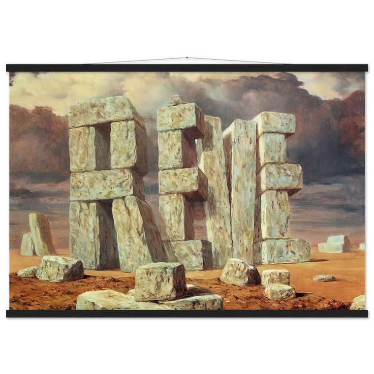 Rene Magritte THE ART OF CONVERSATION 1950 Matte Poster with Hanger