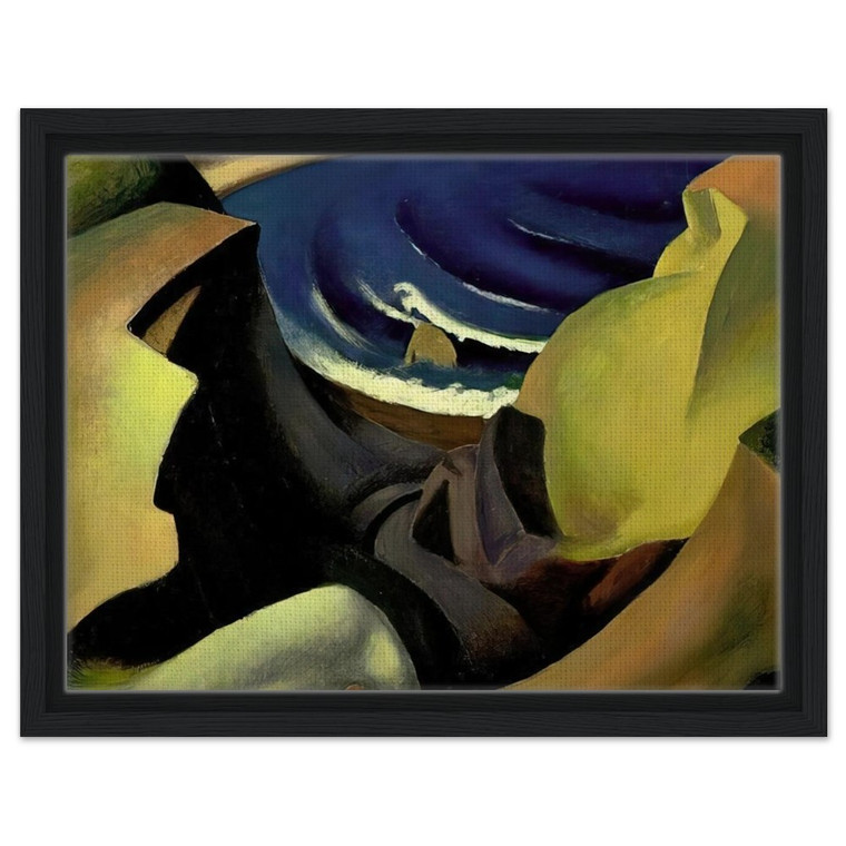 Thomas Hart Benton  THE CLIFFS 1921 Framed Canvas