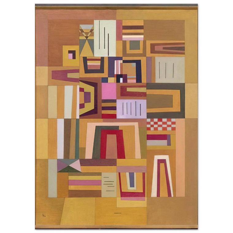 Wassily Kandinsky  COMPENSATION ROSE 1933 Fine Art Poster / Art Print