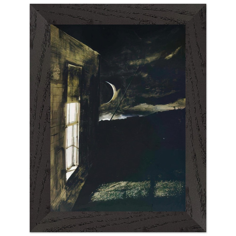 Andrew Wyeth  CRESCENT MOON Premium Wooden Framed Art Print / Poster