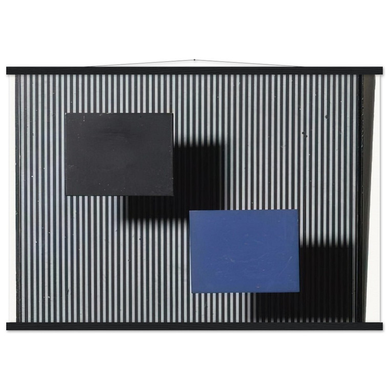 Jesus Rafael Soto  DOS CUADRITOS Museum-Quality Matte Paper Poster with Hanger