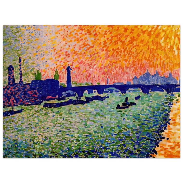 Andre Derain  THE BRIDGE VIEW ON THE RIVER 1905 Wood Print