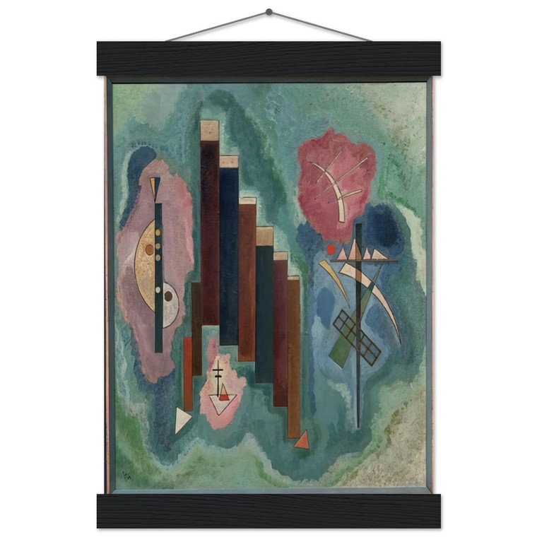 Wassily Kandinsky  DOWNWARDS 1929 Museum-Quality Matte Paper Poster with Hanger