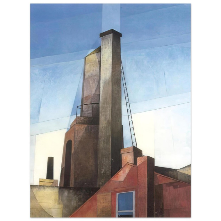 Charles Demuth  Aucassin and Nicolette  1921 Aluminum Print