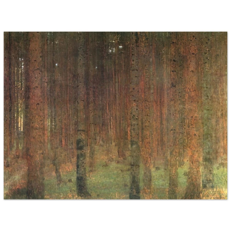 Gustav Klimt  PINE FOREST II Aluminum Print