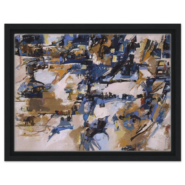 Maria Helena Vieira da Silva  Untitled  1958 N5 Framed Canvas