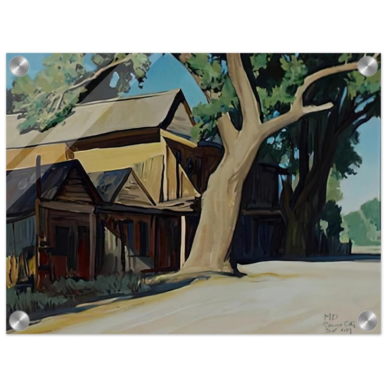 Maynard Dixon  OLD CHINATOWN CARSON CITY NEVADA 1937 Acrylic Print