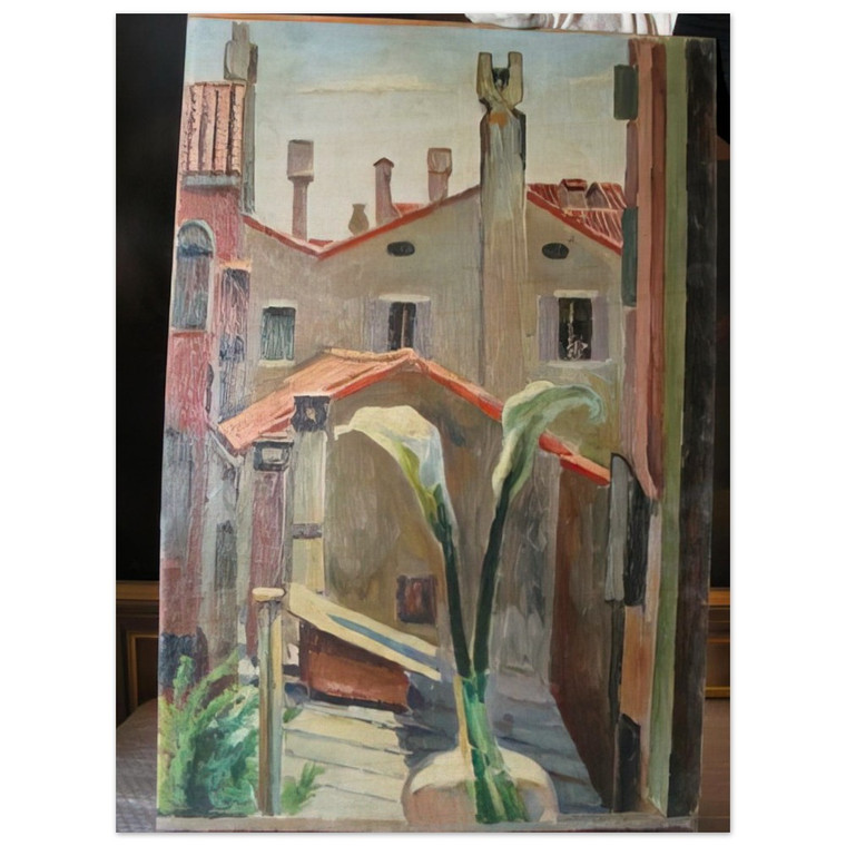 Vanessa Bell  ROOFS Wood Print