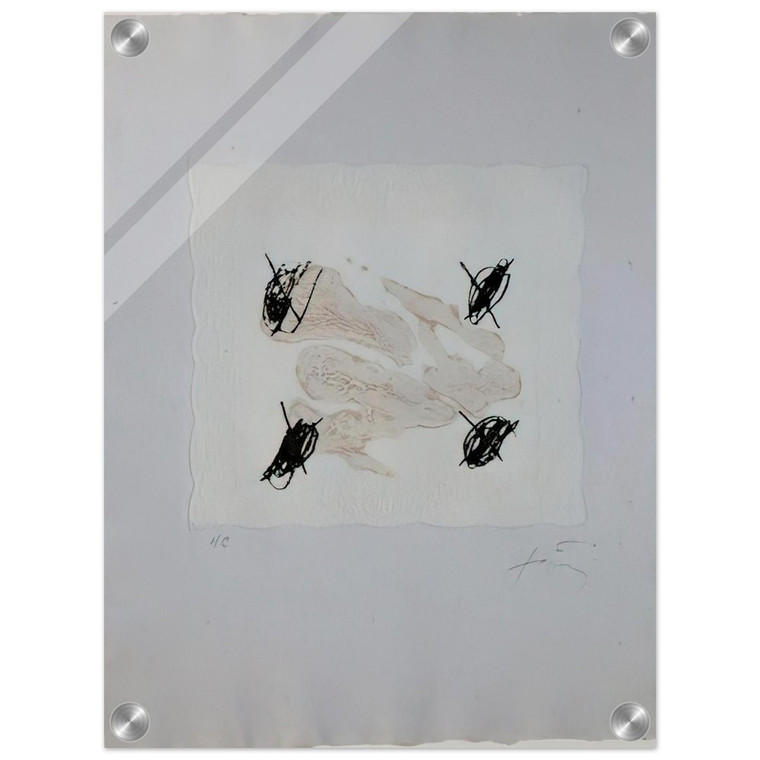 Antoni Tapies  PETRIFICADA PETRIFICANTE II 1978 Acrylic Print
