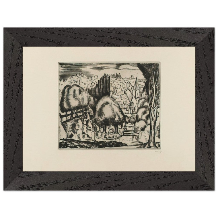 Andre Derain  LANDSCAPE 1907 2 Premium Wooden Framed Art Print / Poster