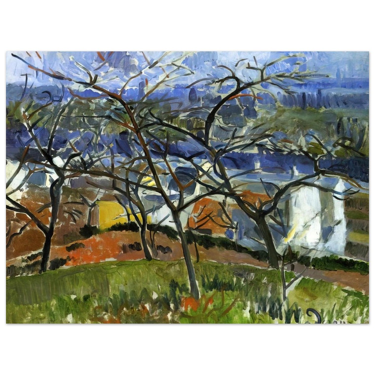 Andre Derain  LANDSCAPE NEAR CHATOU 1904 Aluminum Print
