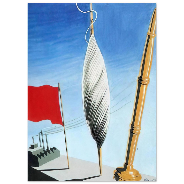 Rene Magritte Poster Textile Workers Belgium 1938 Fine Art Poster / Art Print