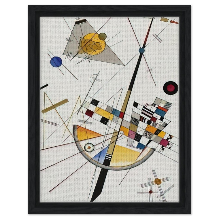 Wassily Kandinsky  DELICATE TENSION NO 85 1923 Framed Canvas
