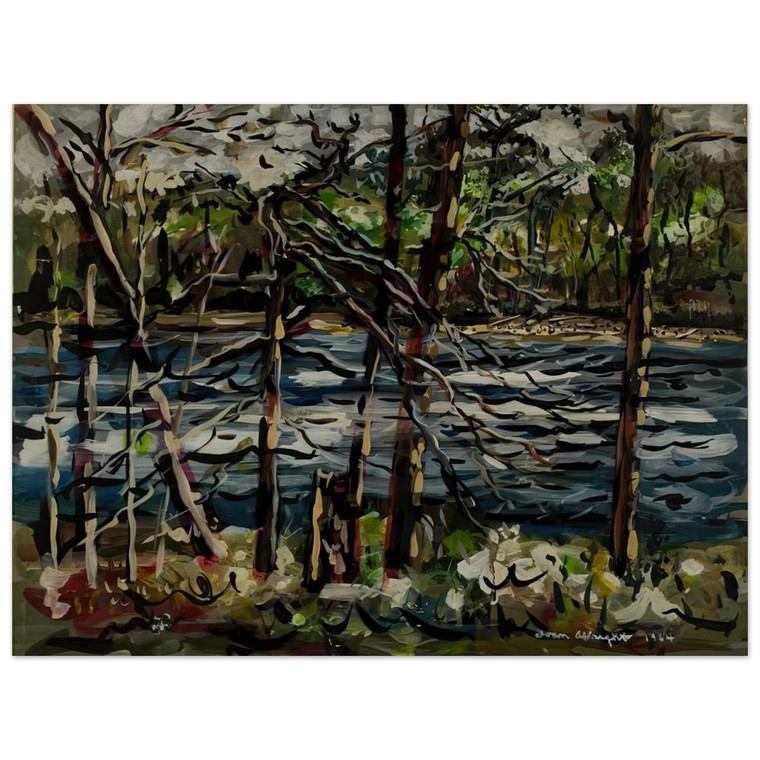 Ivan Albright  ST MARY S RIVER GEORGIA 1964 Wood Print